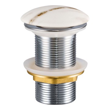 Ventil de lavoar COMAD CLICK-CLACK T201M-W3-3 CLICK-CLACK d. 7 cm alb mat