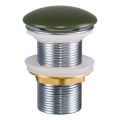Ventil de lavoar COMAD CLICK-CLACK T201MFG-3 CLICK-CLACK d. 7 cm verde mat