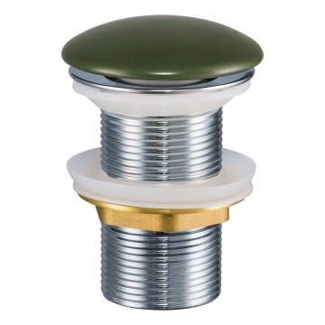 Ventil de lavoar COMAD CLICK-CLACK T201MFG-3 CLICK-CLACK d. 7 cm verde mat