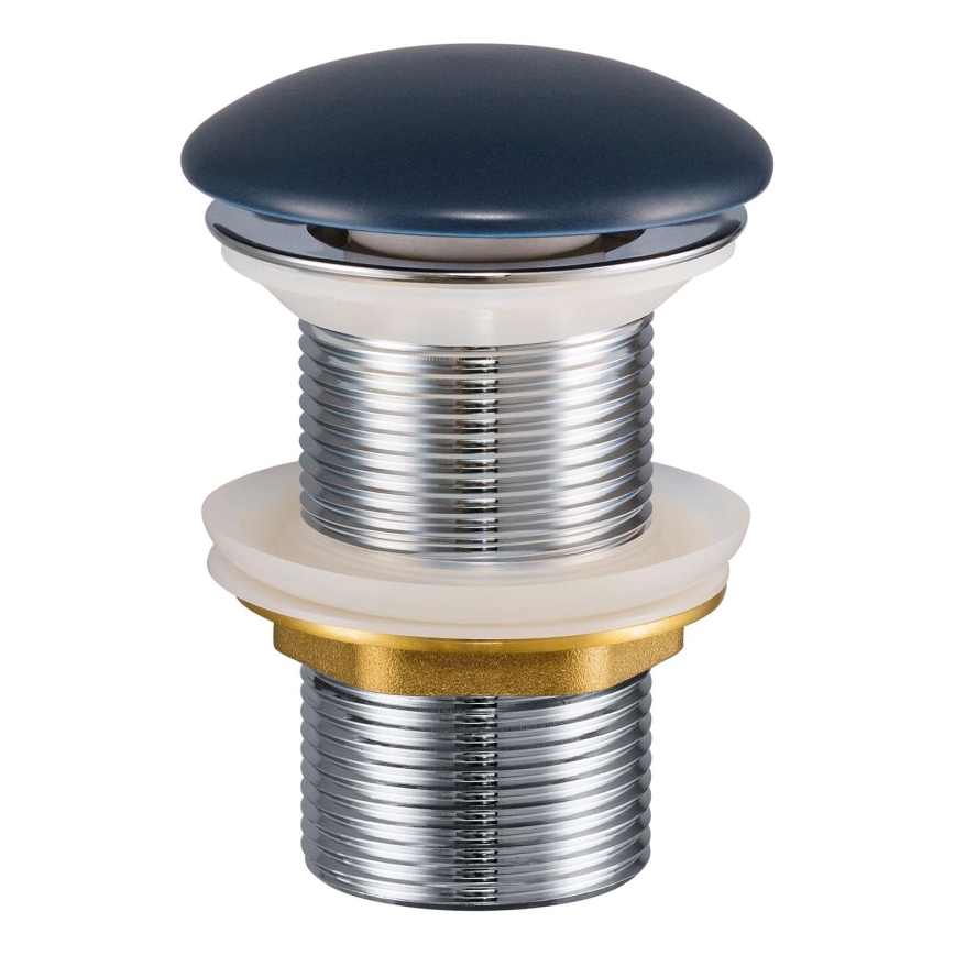 Ventil de lavoar COMAD CLICK-CLACK T201MNB-3 CLICK-CLACK d. 7 cm albastru marin mat