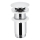 Ventil de lavoar fără preaplin KFA Armatura 660-253-00 CLICK-CLACK d. 6,6 cm crom lucios