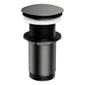 Ventil de lavoar OMNIRES A716GR CLICK-CLACK d. 6,6 cm grafit periat