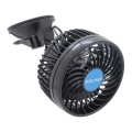 Ventilator auto pe ventuză 4W/12V negru