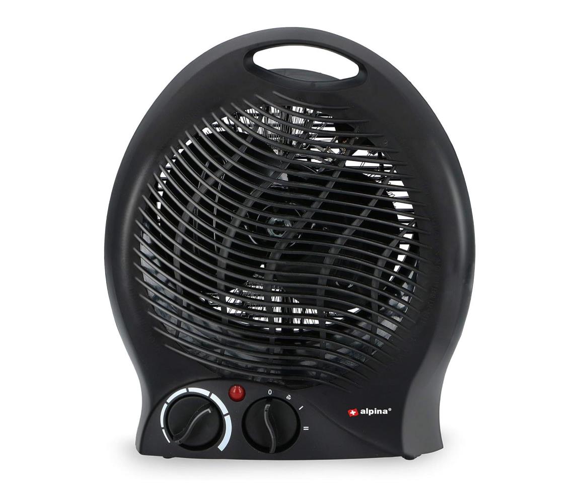 lator cu element de încălzire 1000/2000W/230V negru