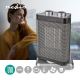 Ventilator cu element de încălzire ceramic 1000/1500W/230V argintiu