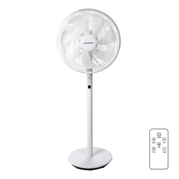 Ventilator cu picior Aigostar 45W/230V alb + telecomandă