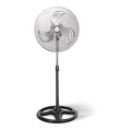 Ventilator cu picior Aigostar 50W/230V crom/negru