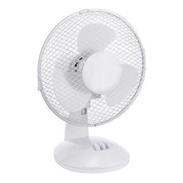 Ventilator de birou 38W/230V, diametru 25 cm, alb