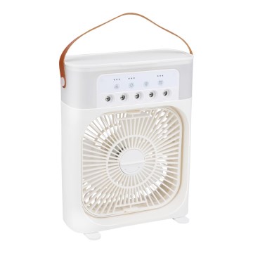 Ventilator de birou LED RGB cu efect de ceață 10W/5V