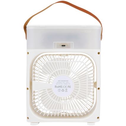 Ventilator de birou LED RGB cu efect de ceață 10W/5V