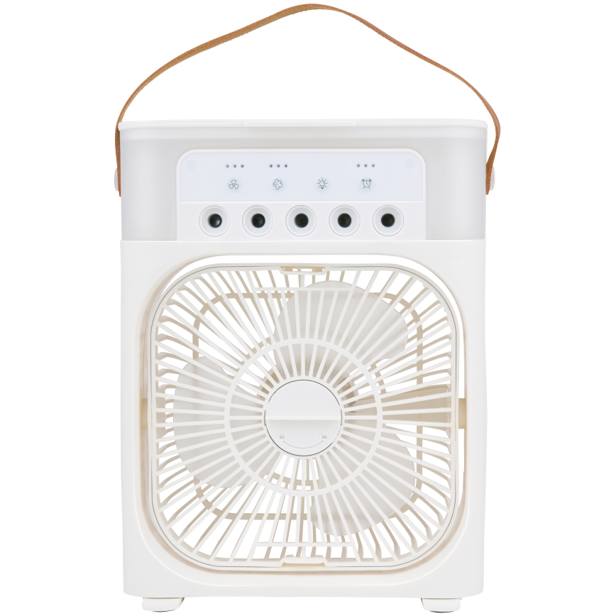 Ventilator de birou LED RGB cu efect de ceață 10W/5V