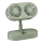 Ventilator de birou reîncărcabil 3,7V 1200 mAh verde
