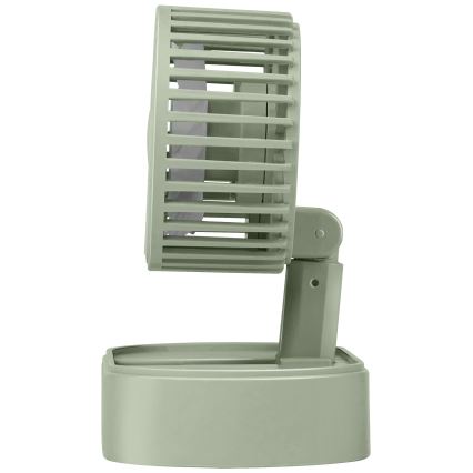 Ventilator de birou reîncărcabil 3,7V 1200 mAh verde