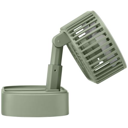 Ventilator de birou reîncărcabil 3,7V 1200 mAh verde