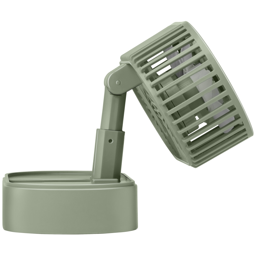 Ventilator de birou reîncărcabil 3,7V 1200 mAh verde