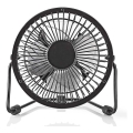Ventilator de birou USB, 3 W, Ø 10 cm, negru