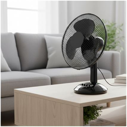 Ventilator de birou VIENTO 40W/230V, negru