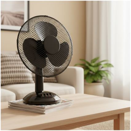 Ventilator de birou VIENTO 40W/230V, negru