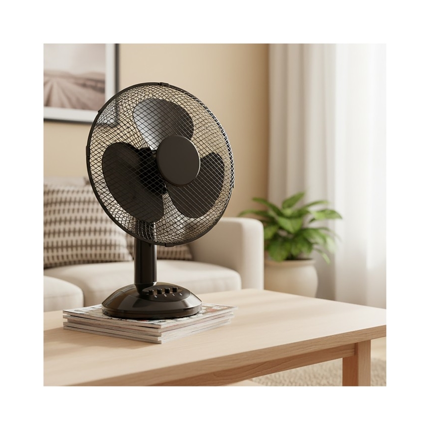 Ventilator de birou VIENTO 40W/230V, negru