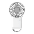 Ventilator de buzunar reîncărcabil 3W/5V 300 mAh alb