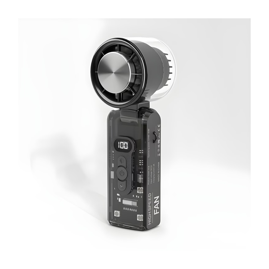 Ventilator de buzunar reîncărcabil 6W/5V 2000 mAh