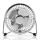 Ventilator de masă 3W/USB 10 cm crom strălucitor