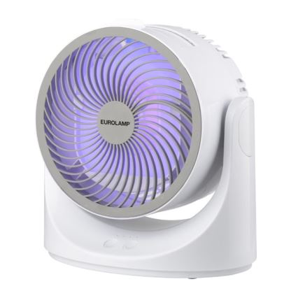 Ventilator de masă LED RGB 10W/5V, Ø 18,5 cm
