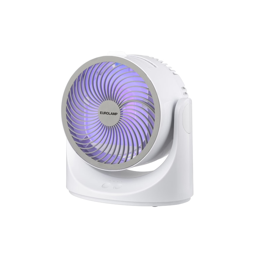 Ventilator de masă LED RGB 10W/5V, Ø 18,5 cm
