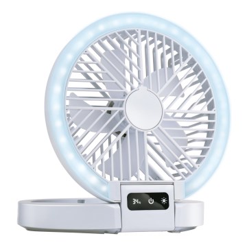 Ventilator de masă reîncărcabil cu LED 3,7V 1200 mAh