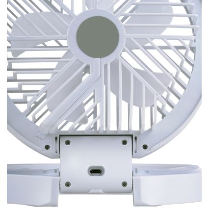 Ventilator de masă reîncărcabil cu LED 3,7V 1200 mAh