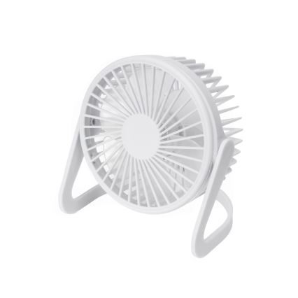 Ventilator de masă USB d. 15 cm alb