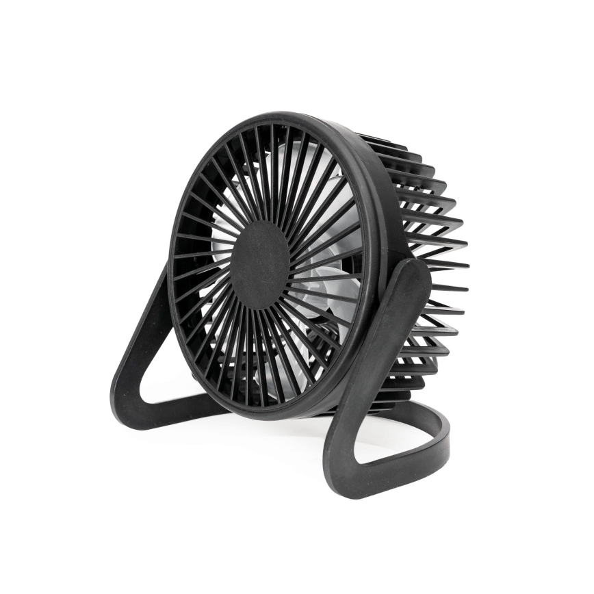 Ventilator de masă USB d. 15 cm negru