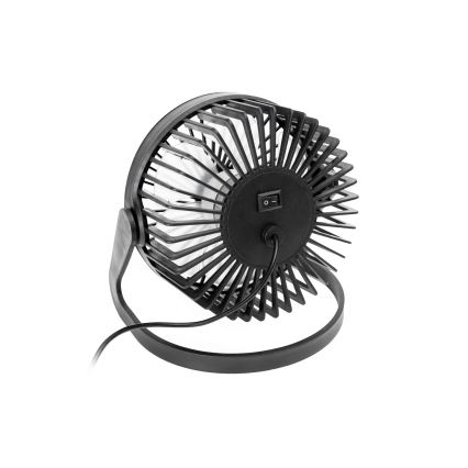 Ventilator de masă USB d. 15 cm negru