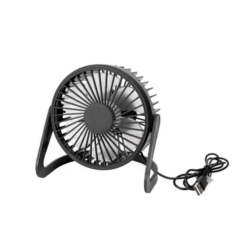 Ventilator de masă USB d. 15 cm negru