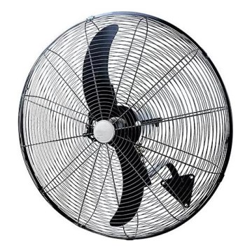 Ventilator de perete 180W/230V, diametru 66 cm, negru, cu telecomandă