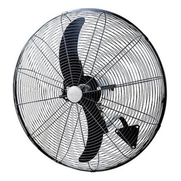 Ventilator de perete 200W/230V, diametru 76 cm, negru + telecomandă