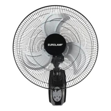 Ventilator de perete 90 W/230 V, Ø 50 cm, negru