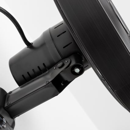 Ventilator de perete ZEVENTI FREEZE negru + telecomandă