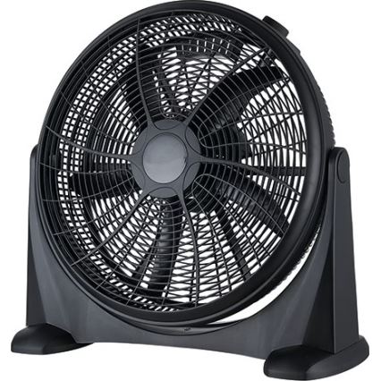 Ventilator de podea 100W/230V Ø 50 cm negru