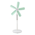 Ventilator de podea 15W/230V, Ø 50 cm, alb/verde