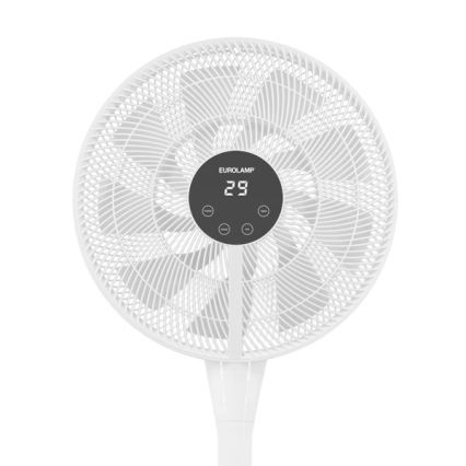 Ventilator de podea 25W/230V 130 cm alb + telecomandă