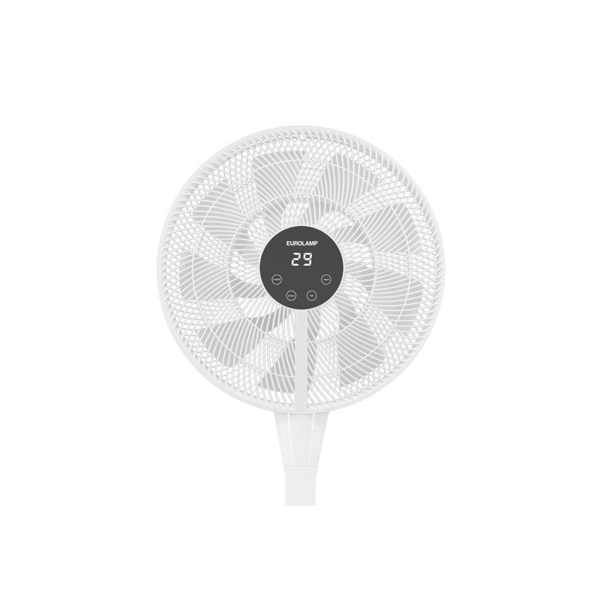 Ventilator de podea 25W/230V 130 cm alb + telecomandă