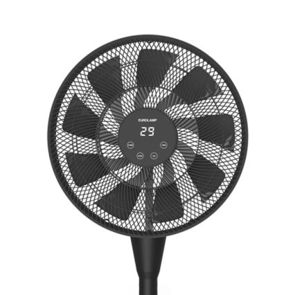 Ventilator de podea 25W/230V 130 cm negru + telecomandă
