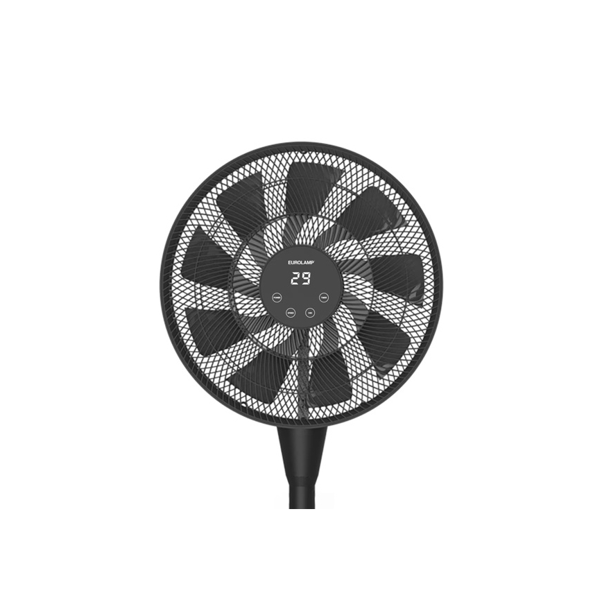 Ventilator de podea 25W/230V 130 cm negru + telecomandă