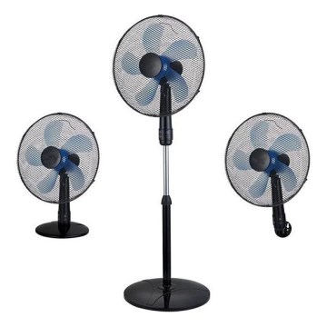 Ventilator de podea 3-în-1 50W/230V Ø 40 cm negru