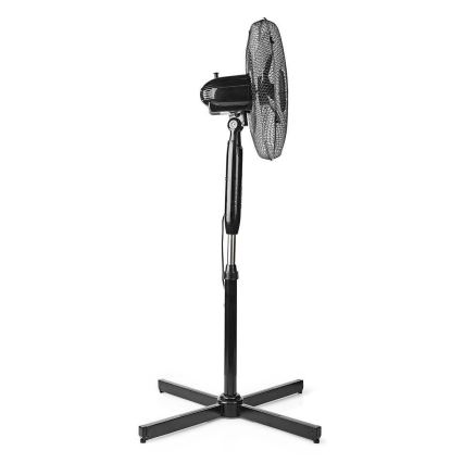 Ventilator de podea 40W/230V negru + telecomandă