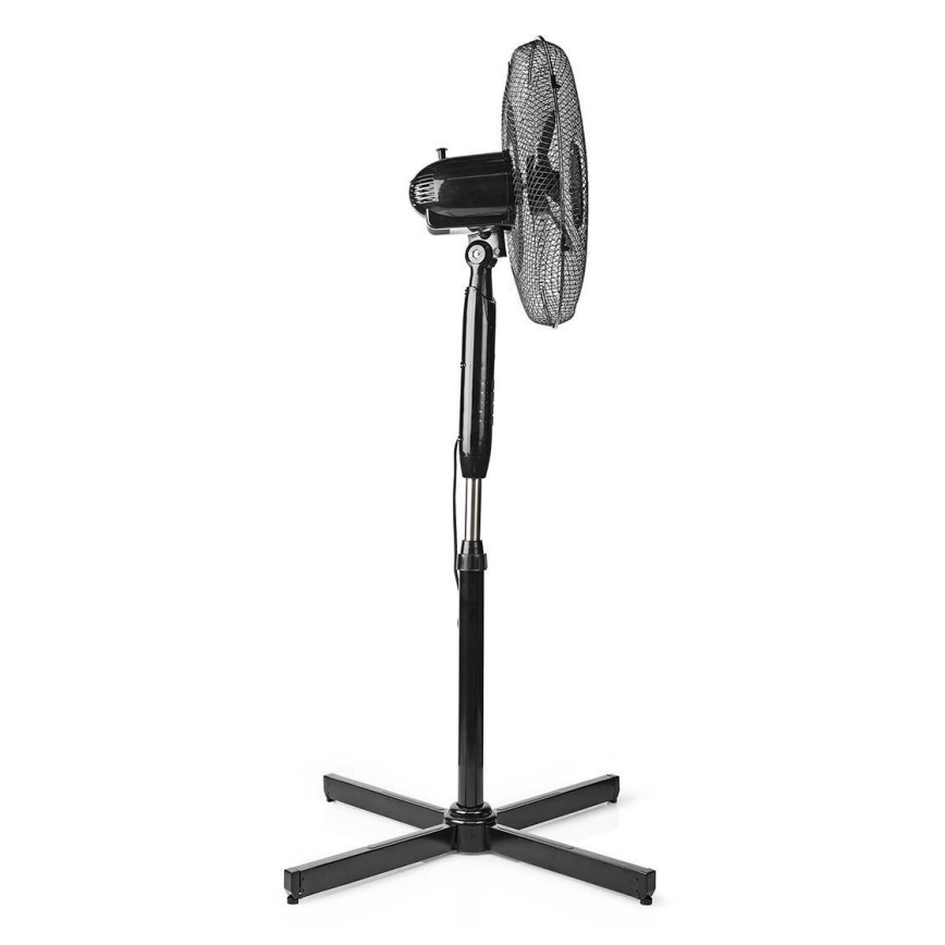 Ventilator de podea 40W/230V negru + telecomandă