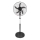 Ventilator de podea 60 W/230 V, Ø 50 cm, negru + telecomandă
