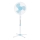 Ventilator de podea 60W/230V 125 cm alb/albastru