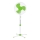 Ventilator de podea 60W/230V 125 cm alb/verde
